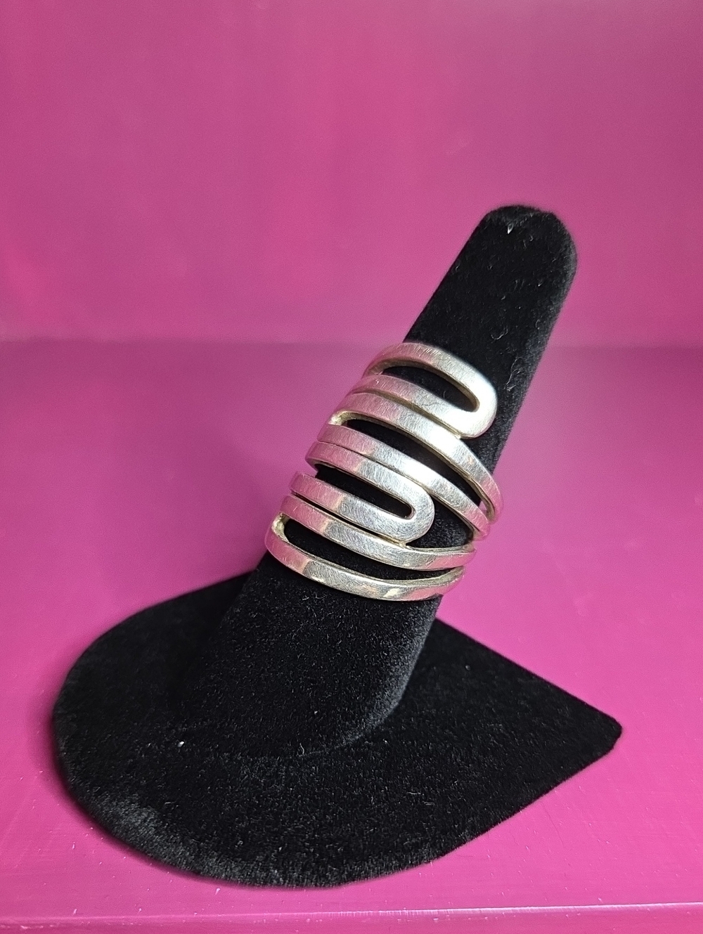 Retired Silpada "Modern Maze" Sterling Silver Ring R1532